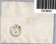 Hannover 3 auf Brief als Einzelfrankatur von Hildesheim nach Wolfenbüttel #DEM90