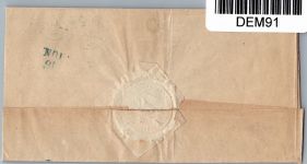 Hannover 2 auf Brief als Einzelfrankatur vom Unterrand #DEM91