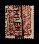 Deutsches Reich 43 a gestempelt geprüft Wiegand BPP #DEQ28