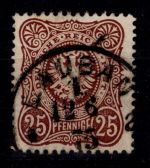 Deutsches Reich 35 a gestempelt geprüft Wiegand BPP #DEQ37