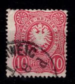 Deutsches Reich 33 a gestempelt geprüft #DEQ40