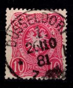 Deutsches Reich 41 a gestempelt geprüft #DEQ52
