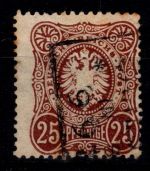 Deutsches Reich 35 a gestempelt geprüft Wiegand BPP #DEQ55