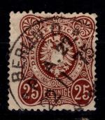 Deutsches Reich 35 a gestempelt geprüft Wiegand BPP #DEQ56