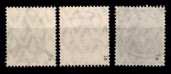 Deutsches Reich 85 I a, 86 I a, 87 I a gestempelt geprüft #DEQ65