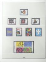 Schweiz Vordruck 1995-2003 ohne Marken im Lindner Album #MA431