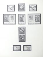 Schweden Vordruck 1975-1988 mit ein Paar Marken im Safe Album #MA433