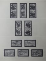 Schweden Vordruck 1975-1988 mit ein Paar Marken im Safe Album #MA433