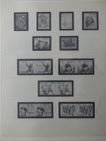 Schweden Vordruck 1975-1988 mit ein Paar Marken im Safe Album #MA433