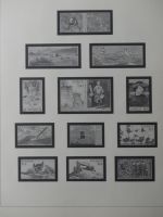 Schweden Vordruck 1975-1988 mit ein Paar Marken im Safe Album #MA433