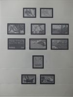 Schweden Vordruck 1975-1988 mit ein Paar Marken im Safe Album #MA433