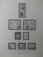 Schweden Vordruck 1975-1988 mit ein Paar Marken im Safe Album #MA433