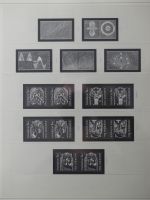 Schweden Vordruck 1975-1988 mit ein Paar Marken im Safe Album #MA433