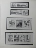 Schweden Vordruck 1975-1988 mit ein Paar Marken im Safe Album #MA433