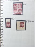 Deutsches Reich Spezialsammlung letzte Jahre auf selbstgestalteten Seiten #MA418