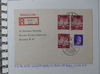 Deutsches Reich Spezialsammlung letzte Jahre auf selbstgestalteten Seiten #MA418