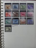 Deutsches Reich Spezialsammlung letzte Jahre auf selbstgestalteten Seiten #MA418