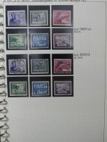 Deutsches Reich Spezialsammlung letzte Jahre auf selbstgestalteten Seiten #MA418