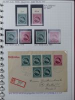 Deutsches Reich Spezialsammlung letzte Jahre auf selbstgestalteten Seiten #MA418