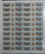 DDR 2903-2904 postfrisch ZD-Bogen komplett mit DV 4 #OL022