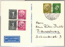 BRD W 17 X als Ganzsache mit Sonderstempel Bremen #DAY95