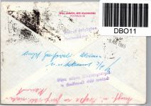 Bund Brd Pk I a auf Brief als Einzelfrankatur Postkrieg #DBO11