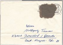 Bund Brd Pk I c auf Brief als Einzelfrankatur Postkrieg #DBO18