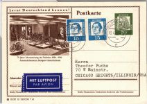 BRD P 65 als Ganzsache Bildpostkarte #DBO23