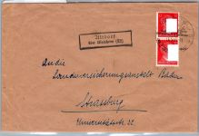 Deutsche Besetzung 2.WK Elsaß auf Brief mit Sonderstempel Elsass #DBO74