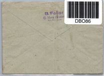 Französische Zone Baden 4, 13 Ecke 1 u.a. auf Brief Zehnfachfrankatur #DBO86