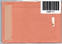 Berlin 171 auf Brief als Mehrfachfrankatur Nachnahme #DBP17