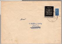 Berlin 110 auf Brief 20 Pf. Volksaufstand #DBP29