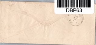 Deutsches Reich 4 auf Brief als Einzelfrankatur Kleiner Brustschild #DBP63