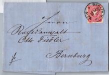 Deutsches Reich 33 auf Brief als Einzelfrankatur #DBP67