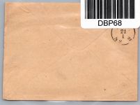 Deutsches Reich 33 im Paar auf Brief als Mehrfachfrankatur #DBP68