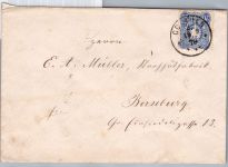 Deutsches Reich 34 auf Brief als Einzelfrankatur #DBP70