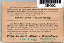 Danzig 203 auf Postkarte Drucksache Luftpost #DBQ02