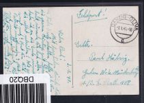 Ak Danzig Müller Gewerkshaus u. St. Katharienenkirche FP. Oliva 2.1.41 #DBQ20