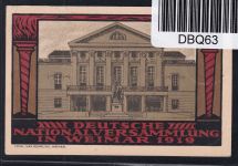 Deutsches Reich 107-109 auf Postkarte mit Sonderstempel #DBQ63