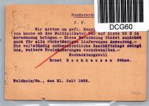 Deutsches Reich 231 auf Postkarte als Mehrfachfrankatur Drucksache #DCG60