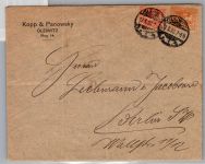 Oberschlesien 16, 20 auf Brief von Gleiwitz nach Berlin #DCG76