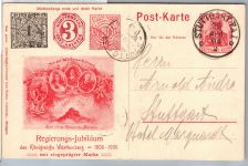 Deutsches Reich PP32 C 3 als Ganzsache Privatganzsache Regierungsjubiläum #DCG80