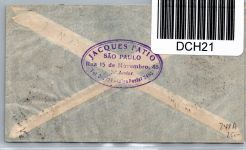 Zeppelinpost Brasilianische Post auf Brief LZ 127 - 1936 #DCH21