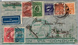 Zeppelinpost Brasilianische Post auf Brief LZ 127 - 1933 #DCH24