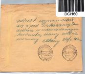 Generalgouvernement Dienstmarken 2, 13, 21 auf Brief Krakau #DCH60