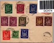 Deutsches Reich ex Holztaube I-III auf Brief Flugpost München - Konstanz #DCH74