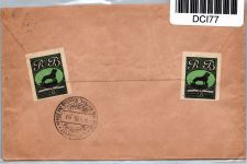 Deutsches Reich A 379 im 4er Block auf Brief Einschreiben #DCI77