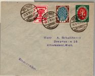 Deutsches Reiich 107-109 als Ganzsache mit Sonderstempel #DCI94