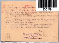 Alliierte Besetzung 921 auf Brief Zensur #DCI99