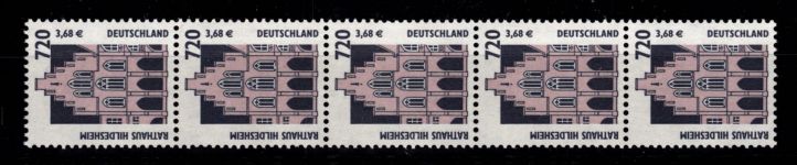 BRD Bund 2197 R 5er Streifen postfrisch Rollenmarke SWK #DES72